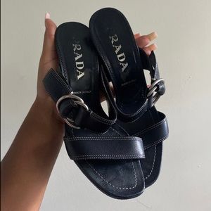 Prada Black Heels